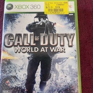 XBox 360. Call of Duty World at War Ex used cond
